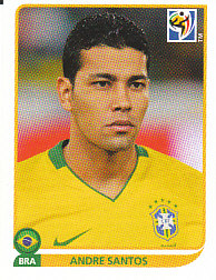 Andre Santos Brazil samolepka Panini World Cup 2010 #494